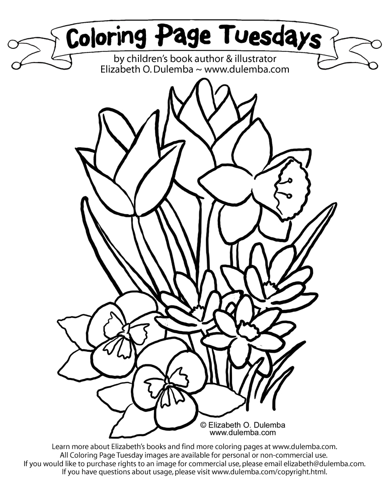 Spring Coloring Pages